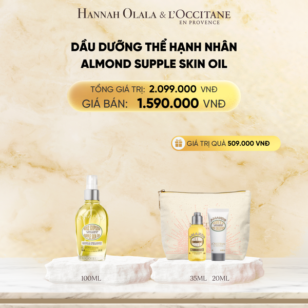  DEAL 5: DẦU DƯỠNG THỂ HẠNH NHÂN LOCCITANE 100ML 