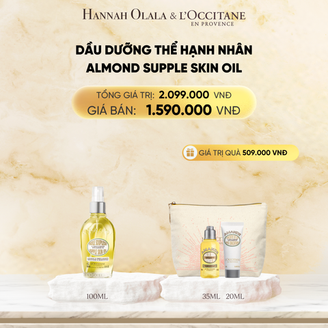  DEAL 5: DẦU DƯỠNG THỂ HẠNH NHÂN LOCCITANE 100ML 