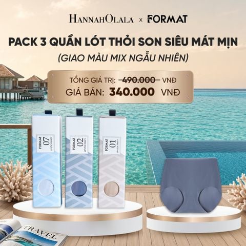  PACK 3 QUẦN LÓT THỎI SON SIÊU MÁT MỊN FORMAT_ D861 