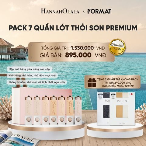  PACK 7 QUẦN LÓT THỎI SON PREMIUM_ D26 