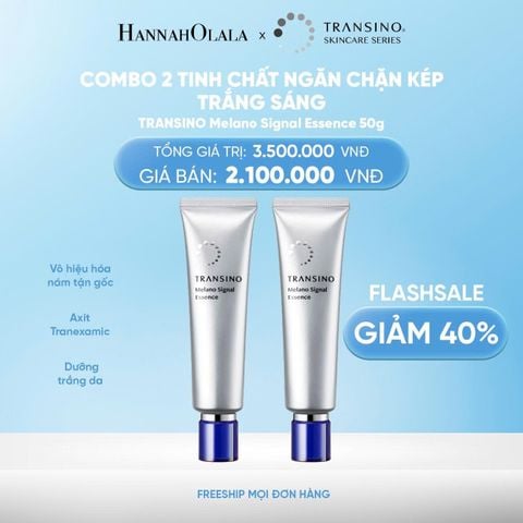  DEAL 1: COMBO 2 TINH CHẤT NĂNG NGỪA KÉP TRẮNG SÁNG 50G 