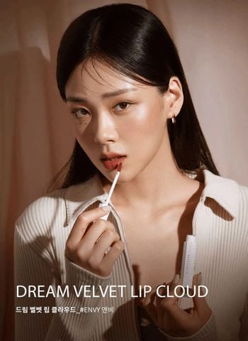  A835_DEAL 2: SON KEM THUẦN CHAY DEAR DAHLIA DREAM VELVET LIP CLOUD 4G 