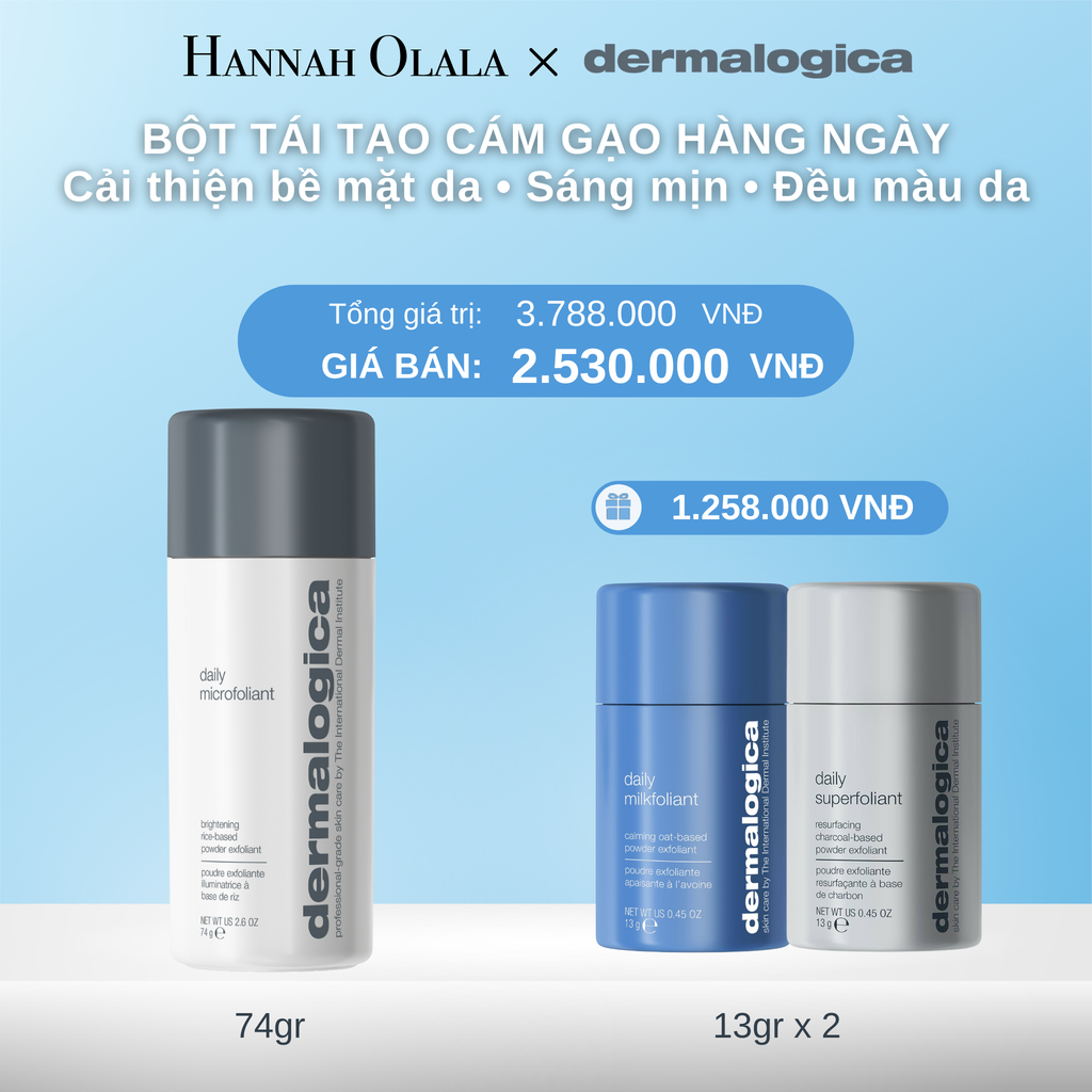  FLASHDEAL 2: TẨY DA CHẾT SÁNG MỊN – RẠNG RỠ DAILY MICROFOLIANT 74GR 