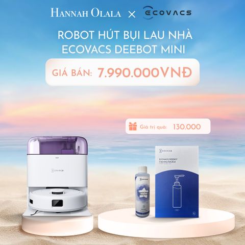  C566_DEAL 8: ROBOT HÚT BỤI LAU NHÀ ECOVACS DEEBOT MINI 