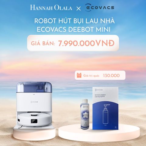  C566_DEAL 8: ROBOT HÚT BỤI LAU NHÀ ECOVACS DEEBOT MINI 