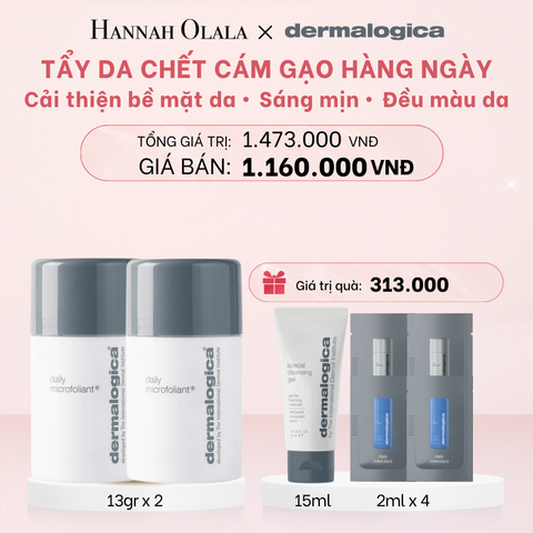 E0184_DEAL 5: COMBO 2 TẨY DA CHẾT SÁNG MỊN – RẠNG RỠ DAILY MICROFOLIANT 13GR 