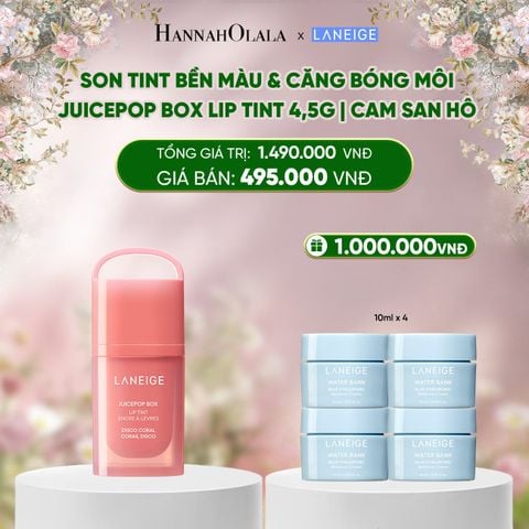  DEAL 20: MỚI - LANEIGE SON TINT BỀN MẦU & CĂNG BÓNG MÔI JUICEPOP BOX LIP TINT 4.5G 