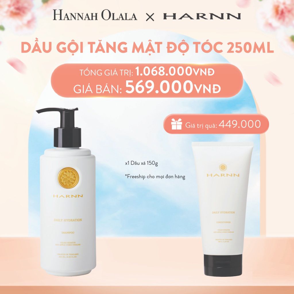  A340_DEAL 2: DẦU GỘI TĂNG MẬT ĐỘ TÓC HARNN 250ML 