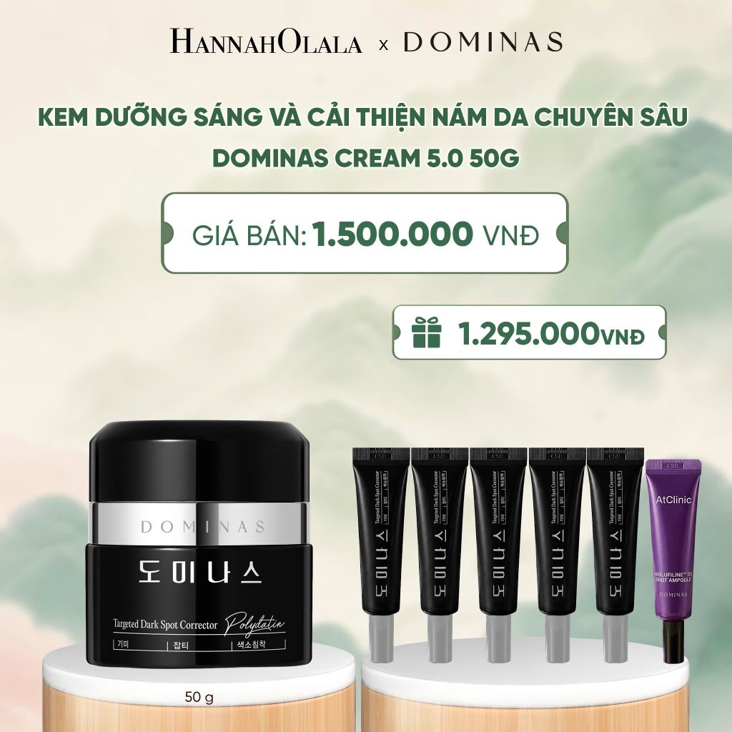  KEM DƯỠNG SÁNG VÀ CẢI THIỆN NÁM DA CHUYÊN SÂU DOMINAS CREAM 5.0 50G - A853 