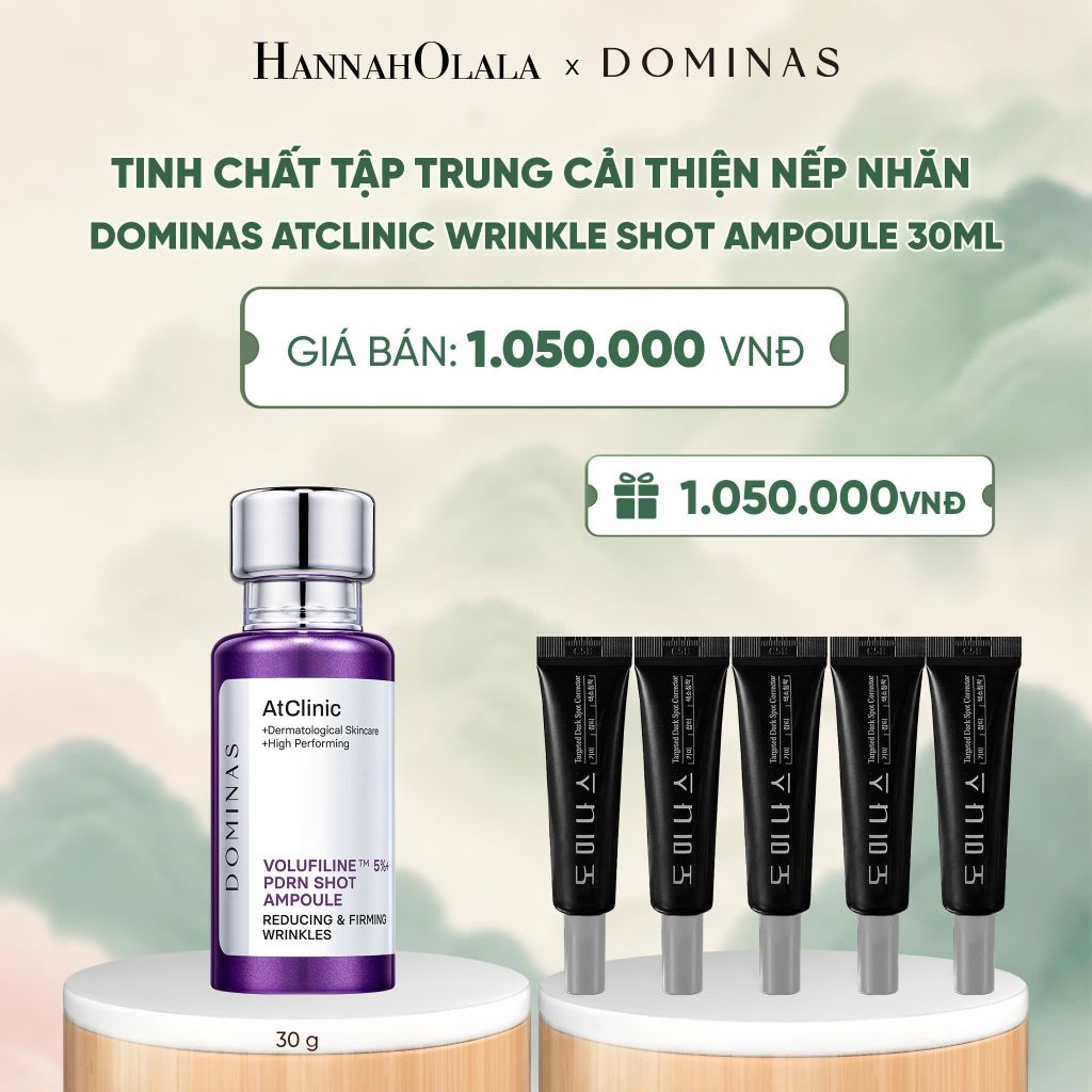  TINH CHẤT TẬP TRUNG CẢI THIỆN NẾP NHĂN DOMINAS ATCLINIC WRINKLE SHOT AMPOULE 30ML - A855 