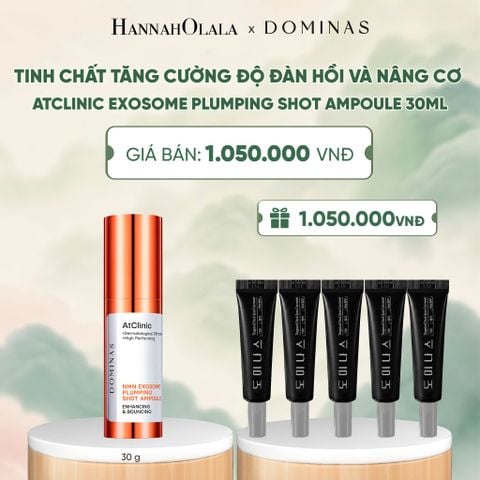  TINH CHẤT TĂNG CƯỜNG ĐỘ ĐÀN HỒI VÀ NÂNG CƠ DOMINAS ATCLINIC EXOSOME PLUMPING SHOT AMPOULE 30ML - A856 