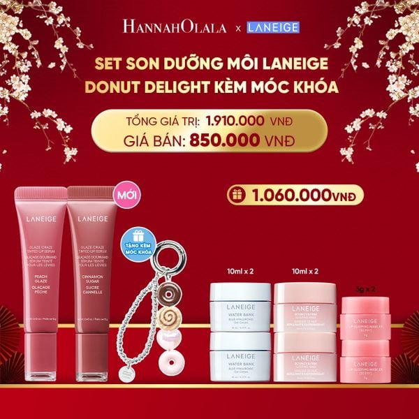  DEAL 18: ĐỘC QUYỀN SET - LANEIGE DONUT DELIGHT LIP SERUM DUO 