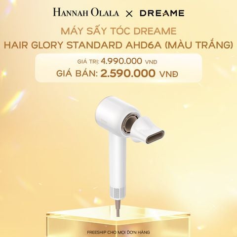  DEAL 7: MÁY SẤY TÓC DREAME HAIR GLORY STANDARD AHD6A - BẢN QUỐC TẾ - BH 24 THÁNG 