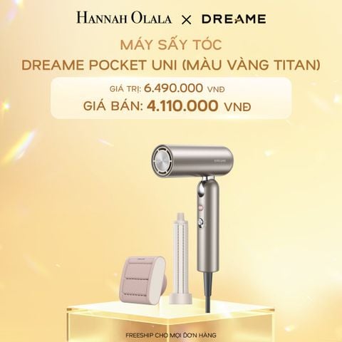  DEAL 4: MÁY SẤY TÓC DREAME POCKET UNI - BẢN QUỐC TẾ - BẢO HÀNH 24 THÁNG 