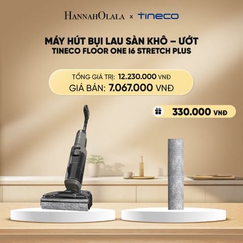  DEAL 1: MÁY HÚT BỤI LAU SÀN KHÔ – ƯỚT TINECO FLOOR ONE I6 STRETCH PLUS 