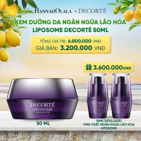 [DEAL ĐỘC QUYỀN] KEM DƯỠNG DA NGĂN NGỪA LÃO HÓA LIPOSOME DECORTÉ 