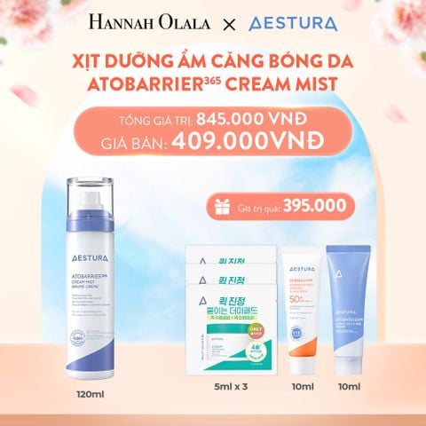  M82_DEAL 3: XỊT DƯỠNG ẨM CERAMIDE AESTURA ATOBARRIER365 CREAM MIST 120ML 