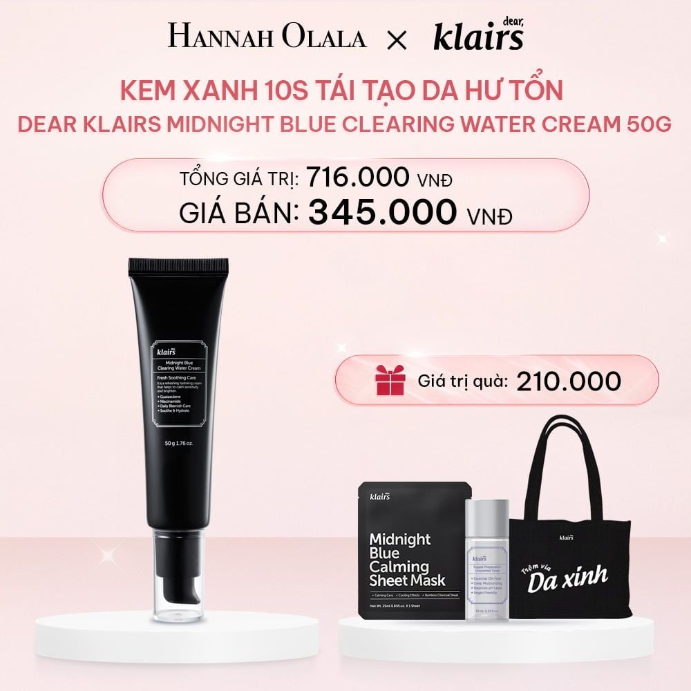  E768_DEAL 6: KEM DƯỠNG DA MIDNIGHT BLUE CLEARING WATER CREAM 50G 