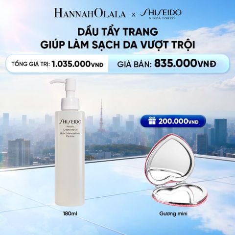  DẦU TẨY TRANG SHISEIDO PERFECT CLEANSING OIL 180ML - DEAL 15 