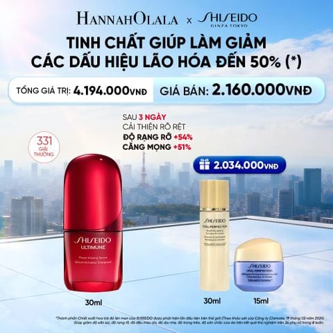  TINH CHẤT DƯỠNG DA SHISEIDO ULTIMUNE POWER INFUSING 4.0 SERUM 30ML - DEAL 2 