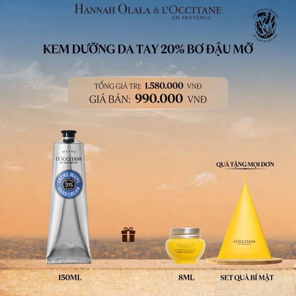  KEM DƯỠNG DA TAY BƠ ĐẬU MỠ L'OCCITANE 150ML 