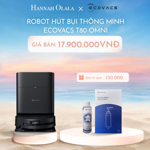  C559_DEAL 3: ROBOT HÚT BỤI THÔNG MINH ECOVACS T80 OMNI 