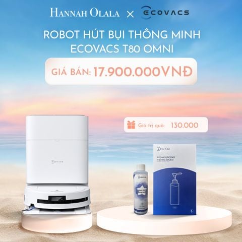  C559_DEAL 3: ROBOT HÚT BỤI THÔNG MINH ECOVACS T80 OMNI 