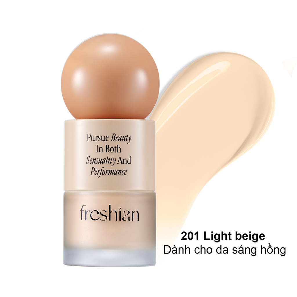  E80_DEAL 2: KEM NỀN THUẦN CHAY LÌ MỊN, CĂNG BÓNG DA FRESHIAN SPF35 PA++ 30ML 