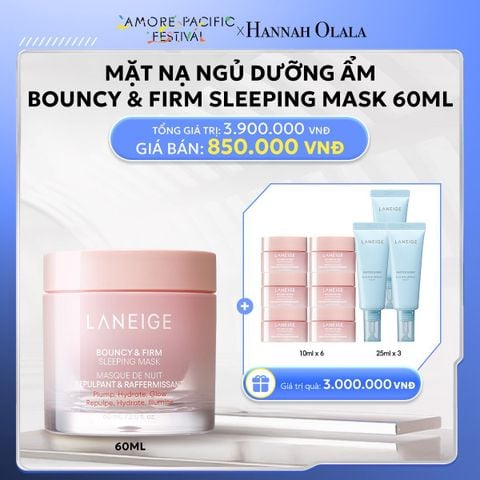 DEAL 3: MẶT NẠ NGỦ DƯỠNG ẨM LANEIGE BOUNCY & FIRM SLEEPING MASK 60ML 