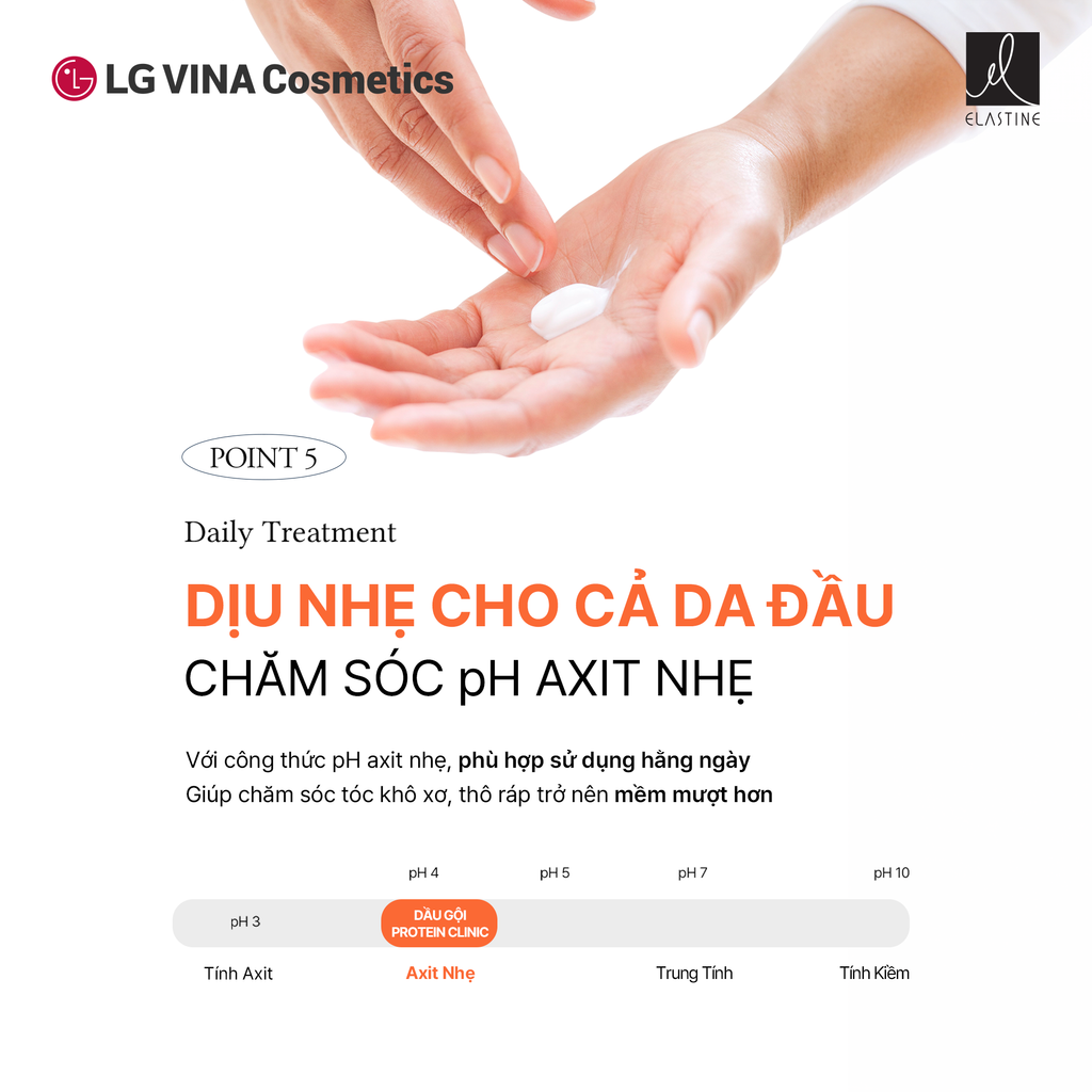  [MỚI RA MẮT] COMBO GỘI XẢ DƯỠNG TÓC MỀM MƯỢT ELASTINE PROTEIN CLINIC 10000 1000ML - A1445 