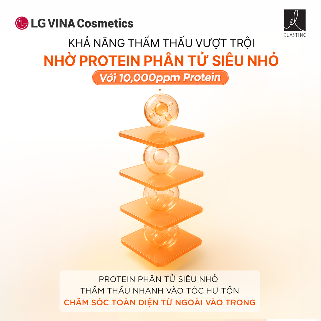  [MỚI RA MẮT] TINH CHẤT DƯỠNG TÓC MÊM MƯỢT ELASTINE PROTEIN CLINIC SERUM 10000 95ML - A1444 