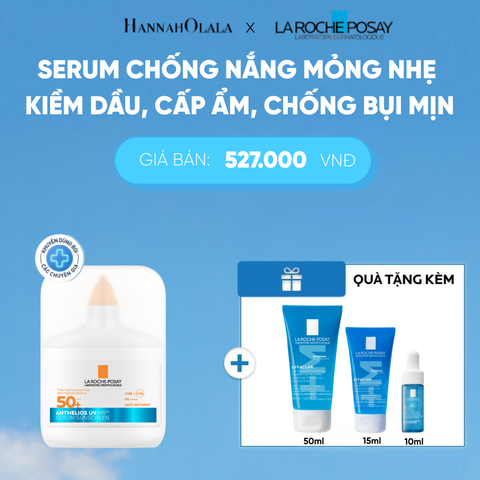 [MỚI] CHỐNG NẮNG DẠNG SERUM SIÊU MỎNG NHẸ KIỀM DẦU 16H CẤP ẨM 24H CHỐNG BỤI MỊN ANTHELIOS UVAIR SPF50+ 50ML DEAL 12: 