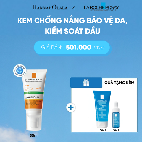  KEM CHỐNG NẮNG BẢO VỆ DA, KIỂM SOÁT DẦU ANTHELIOS XL OIL CONTROL GEL CREAM 50ML DEAL 1: 