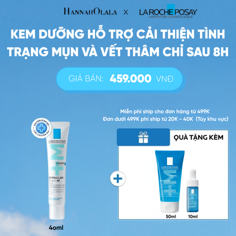  KEM DƯỠNG HỖ TRỢ CẢI THIỆN TÌNH TRẠNG MỤN VÀ VẾT THÂM EFFACLAR DUO+ M CHỈ SAU 8H 40ML DEAL 5: 