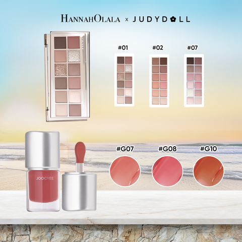  COMBO 2: BẢNG PHẤN MẮT 12 Ô + SON BÓNG AURA - A303 