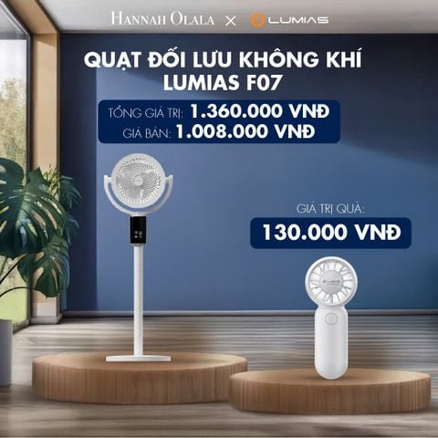 M61_DEAL 25: QUẠT ĐỐI LƯU KHÔNG KHÍ LUMIAS F07 