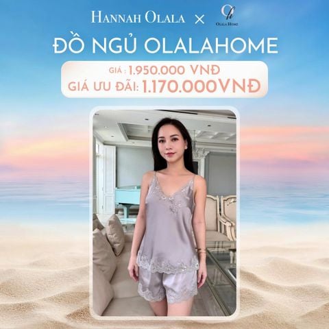  DEAL 3: ĐỒ NGỦ NGẮN LỤA - MÀU XÁM 