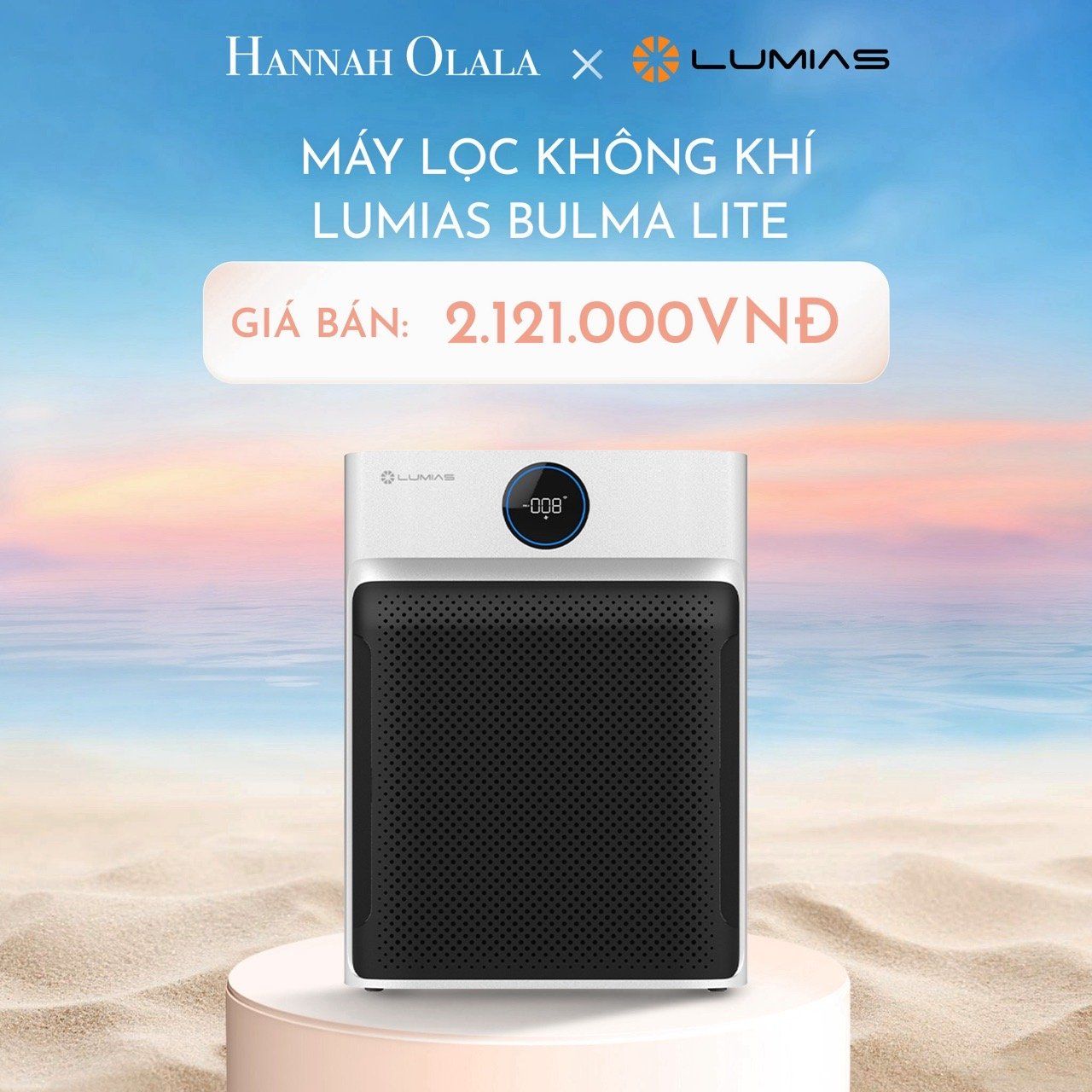  C591_DEAL 14: MÁY LỌC KHÔNG KHÍ LUMIAS BULMA LITE 