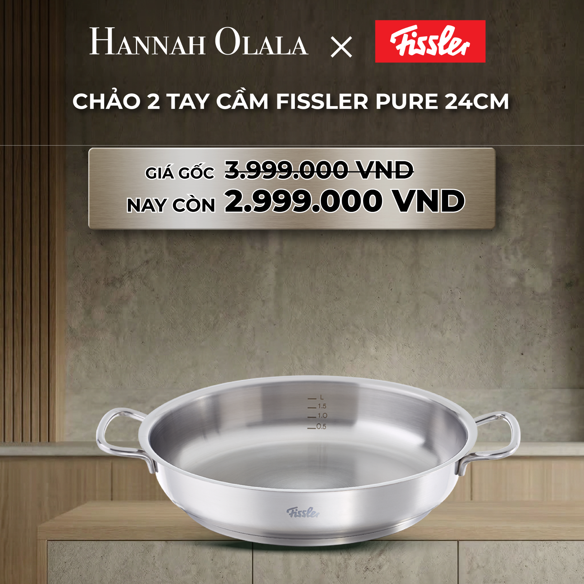 Chảo Fissler Pure 24cm