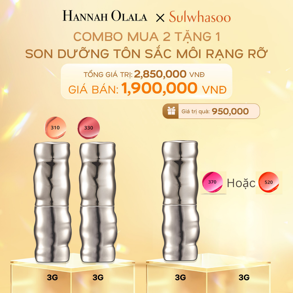  DEAL 4: COMBO 2 SON DƯỠNG TÔN SẮC MÔI RẠNG RỠ PERFECTING LIP COLOR (MUA 2 TẶNG 1) 