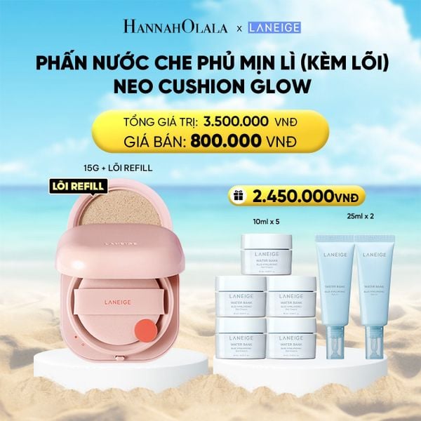  PHẤN NƯỚC CHO LỚP NỀN CĂNG BÓNG NEO CUSHION GLOW (KÈM LÕI) CHỌN MÀU 