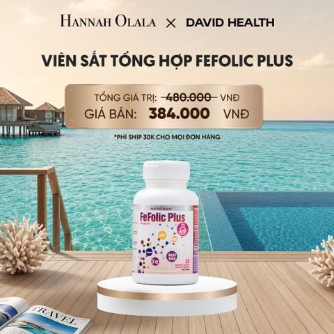  SẮT TỔNG HỢP FEFOLIC PLUS (30 VIÊN)_ D173 