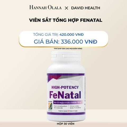  DEAL 3: VIÊN SẮT TỔNG HỢP FENATAL (30 VIÊN) 
