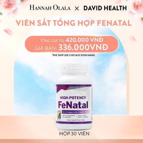  A207_DEAL 9: VIÊN SẮT HIGH POTENCY FENATAL (30 VIÊN) 