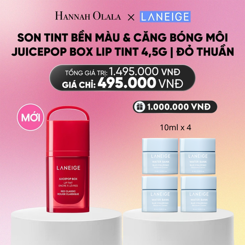 MỚI - LANEIGE SON TINT BỀN MÀU & CĂNG BÓNG MÔI JUICEPOP BOX LIP TINT 4.5G_A1245 