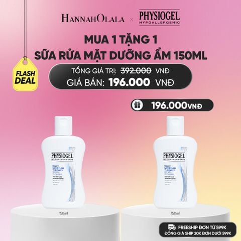  FLASH DEAL SỮA RỬA MẶT DƯỠNG ẨM PHYSIOGEL DAILY MOISTURE THERAPY 150ML_ A711 