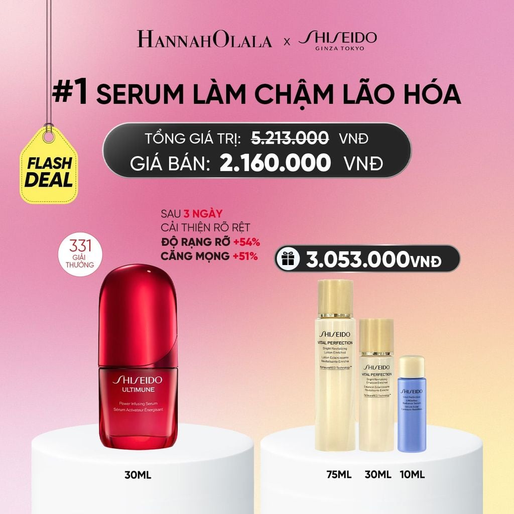  TINH CHẤT DƯỠNG DA SHISEIDO ULTIMUNE POWER INFUSING 4.0 SERUM 30ML - DEAL 1_A551 
