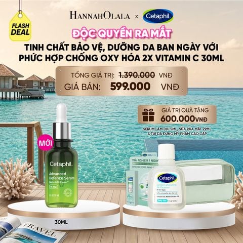  FLASHDEAL 22: SERUM TINH CHẤT BẢO VỆ, DƯỠNG DA BAN NGÀY CETAPHIL ADVANCED DEFENCE 30ML_ A1942 