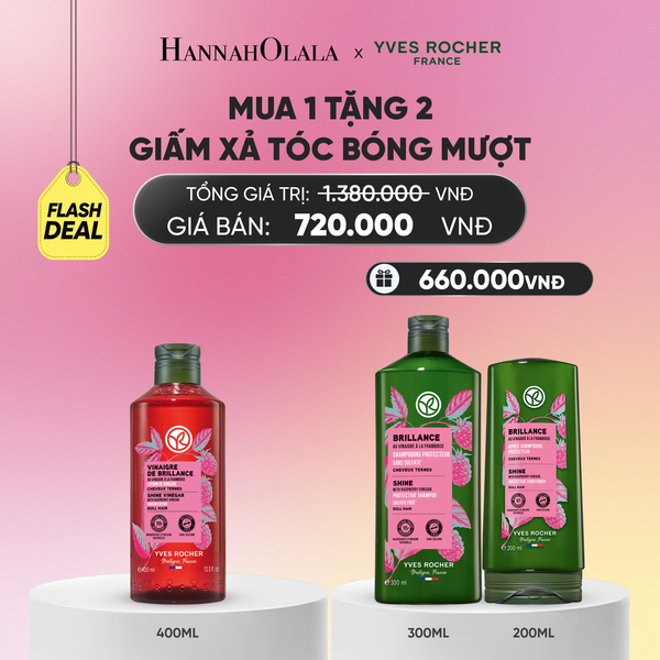  MUA 1 TẶNG 2 GIẤM XẢ TÓC BÓNG MƯỢT TẶNG COMBO GỘI XẢ TÓC BÓNG MƯỢT_A51 
