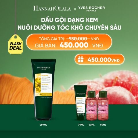  DẦU GỘI DẠNG KEM NUÔI DƯỠNG TÓC KHÔ CHUYÊN SÂU TẶNG 2 MINI GIẤM XẢ TÓC BÓNG MƯỢT + MINI DẦU GỘI DẠNG KEM 
